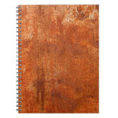 Grunge rusted metal texture. Roestcorrosie en o Notitieboek (Voorkant)