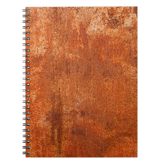 Grunge rusted metal texture. Roestcorrosie en o Notitieboek (Voorkant)