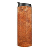 Grunge rusted metal texture. Roestcorrosie en o Thermosbeker (Geroteerd rechts)