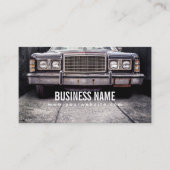 Grunge & Rusted Old Car Automotive Repair Visitekaartje (Voorkant)