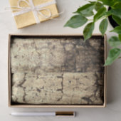 Grunge Rustic Beige Brown  textuur Tissuepapier (Geschenk)