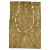 Grunge,rustic,demask,bronze,antiek,Victoriaans,chi Medium Cadeauzakje (Achterkant)