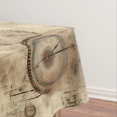Grunge rustieke Steampunk klok (11) Tafelkleed (Voorbeeld)