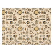 Grunge rustieke Steampunk klok (13) Tafelkleed (Voorkant (Horizontaal))