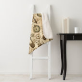 Grunge rustieke Steampunk klok (14) Sherpa Deken (In situ)