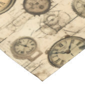 Grunge rustieke Steampunk klok (14) Tafelkleed (Gekanteld)