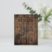 Grunge rustieke western Billy het kind beloning pi Briefkaart (Staand voorkant)
