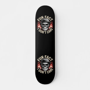 Grunge Schedel Vlammen Streetwear Stijl Grafisch Persoonlijk Skateboard