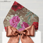 Grunge schors hout Rustiek kunstwerk Pioenendecoup Tissuepapier