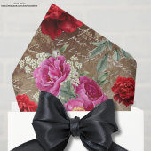 Grunge schors hout Rustiek kunstwerk Pioenendecoup Tissuepapier