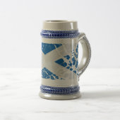 Grunge Scottish Flag Bierpul (Voorkant rechts)