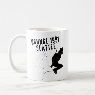 Grunge Seattle 1991 Muziek Scene Love Seattle Vint Koffiemok