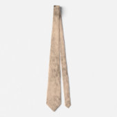 Grunge Sepia Pink Brown Pattern Classy Chic Stropdas (Voorkant)