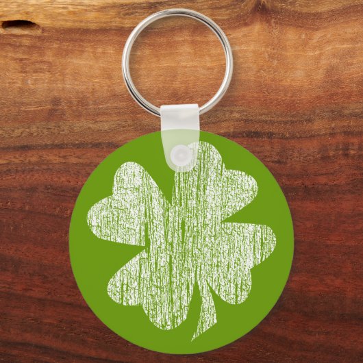Grunge Shamrock Sleutelhanger (Voorkant)