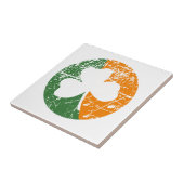 Grunge Shamrock Tegeltje (Zijkant)