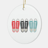 Grunge Shoes Keramisch Ornament (Links)