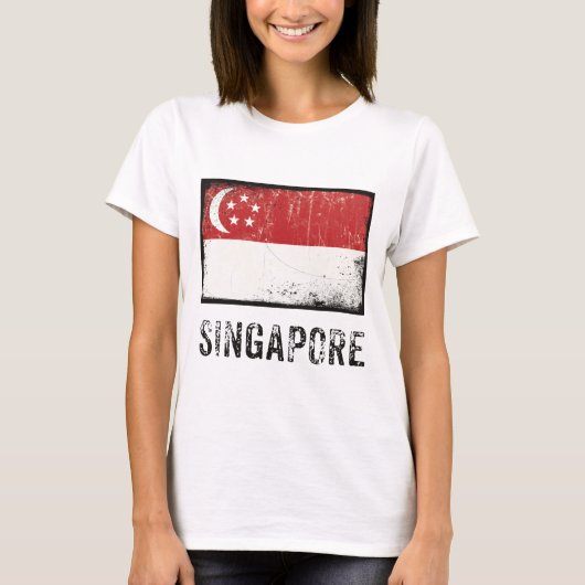 Grunge Singapore T-shirt (Voorkant)