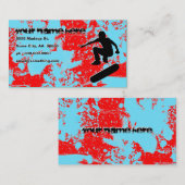 grunge skateboarden visitekaartje (Voorkant / Achterkant)