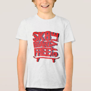Grunge Skater Shirt - SK8 Boardin