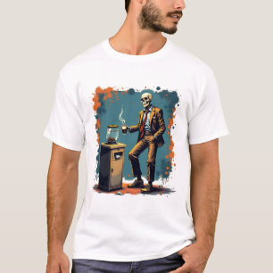 Grunge Skeleton Kantoor T-shirt