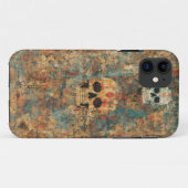 Grunge Skull Art Mobile Hoesje (Achterkant (horizontaal))