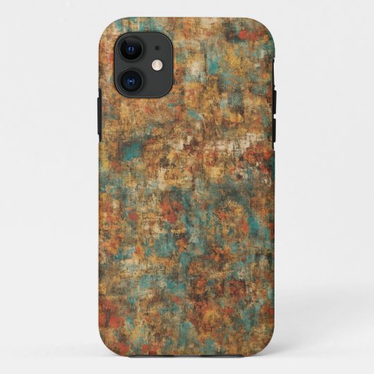 Grunge Skull Art Mobile Hoesje (Achterkant)