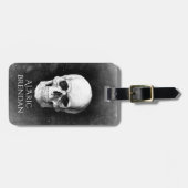 Grunge Skull Bagagelabel (Voorkant horizontaal)