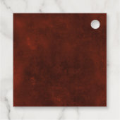 Grunge Skull Bedankjes Labels (Achterkant)