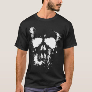 Grunge Skull (Donker) T-Shirt