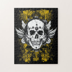 Grunge Skull Legpuzzel