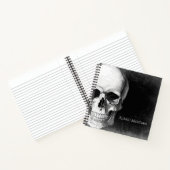 Grunge Skull Notitieboek (Binnen)