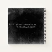 Grunge Skull Notitieboek (Achterkant)