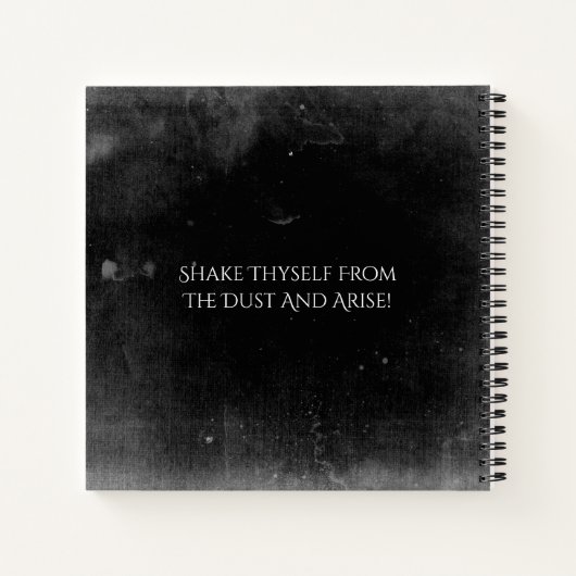 Grunge Skull Notitieboek (Achterkant)