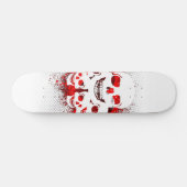 Grunge Skull Patroon Persoonlijk Skateboard (Horizontaal)