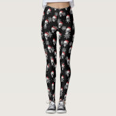 Grunge Skull Santa Leggings (Voorkant)