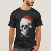 Grunge Skull Santa T-shirt (Voorkant)