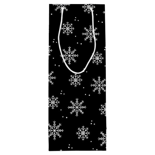 Grunge Skull Santa Wijn Cadeautas (Achterkant)