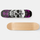 Grunge Skull Skateboard (Horizontaal)