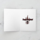 Grunge Skull Verjaardag Kaart (Binnen)