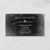 Grunge Skull Visitekaartje (Achterkant)