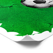 Grunge Soccer Poster (Hoek)