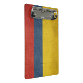 Grunge soevereine staatsvlag van het land van mini klembord (Schuin)