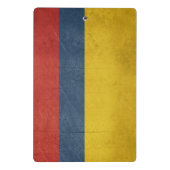 Grunge soevereine staatsvlag van het land van mini klembord (Achterkant)