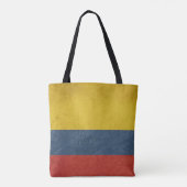 Grunge soevereine staatsvlag van het land van tote bag (Achterkant)