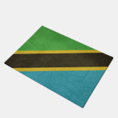 Grunge Sovereign State flag of Tanzania Deurmat (Schuin)