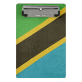 Grunge Sovereign State flag of Tanzania Mini Klembord (Voorkant)