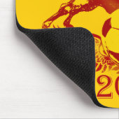 Grunge Spain 2010 Raging bull Toro mousepad Muismat (Hoek)