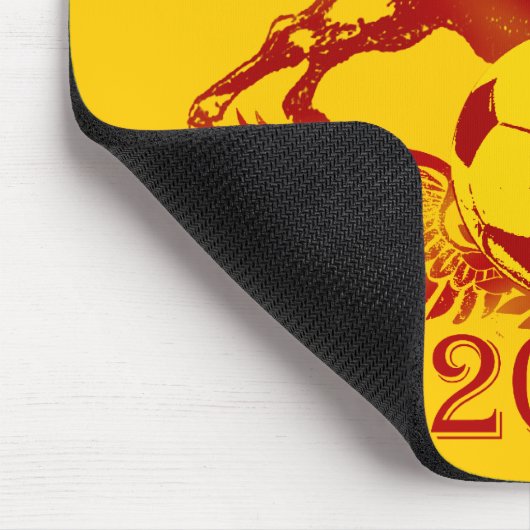 Grunge Spain 2010 Raging bull Toro mousepad Muismat (Hoek)