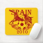 Grunge Spain 2010 Raging bull Toro mousepad Muismat (Met muis)