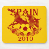 Grunge Spain 2010 Raging bull Toro mousepad Muismat (Voorkant)